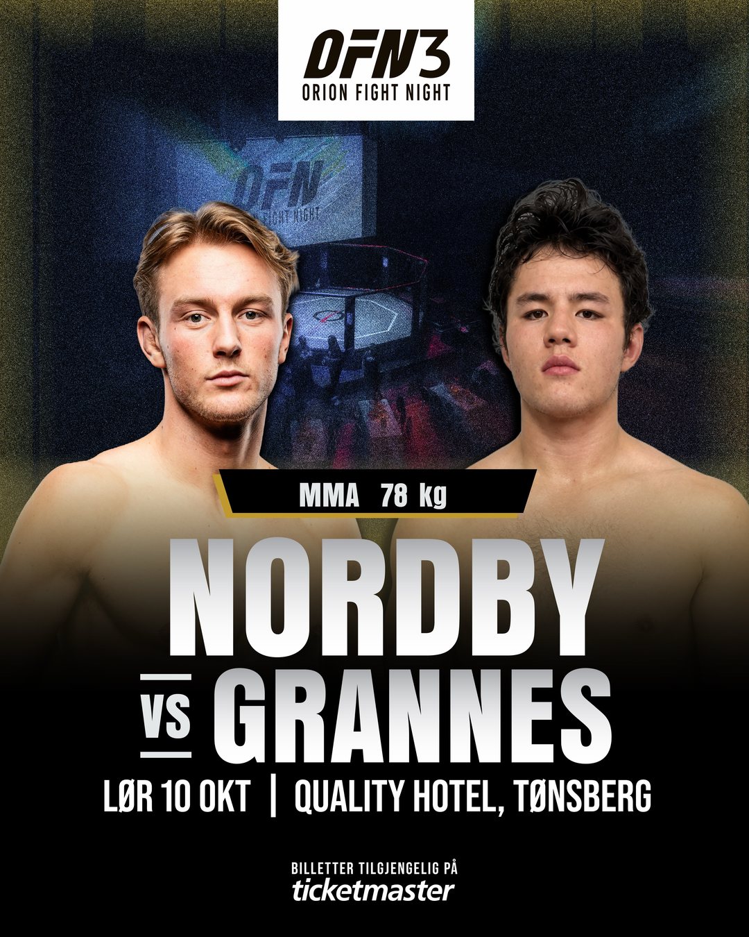 Nordby mot Grannes, MMA 78 kg