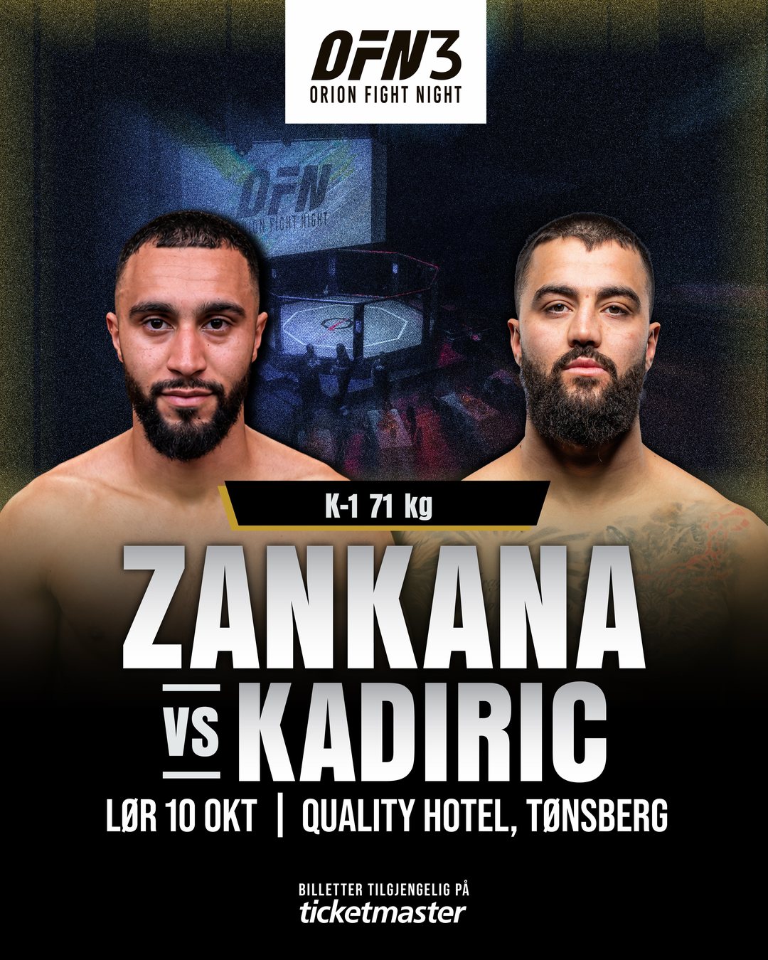 Zankana mot Kadiric, K-1 71 kg