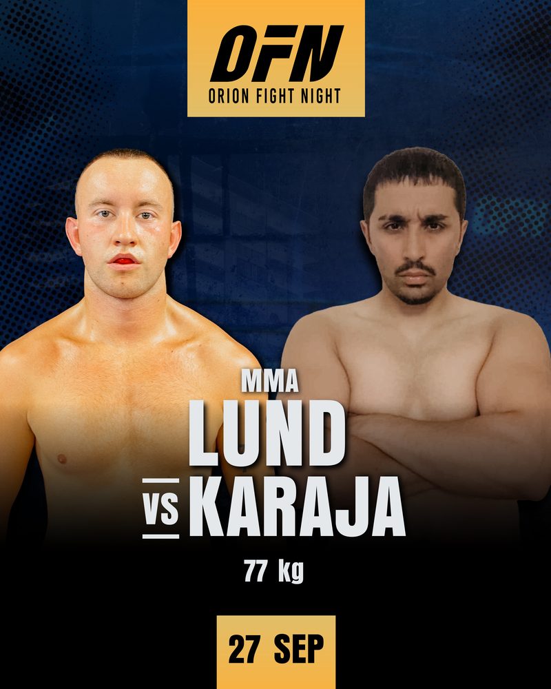 Lund mot Karaja, MMA 77 kg