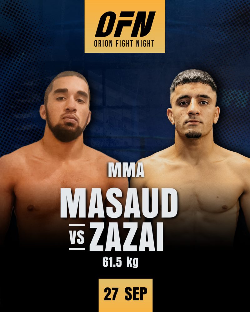 Masaud mot Zazai, MMA 61,5 kg