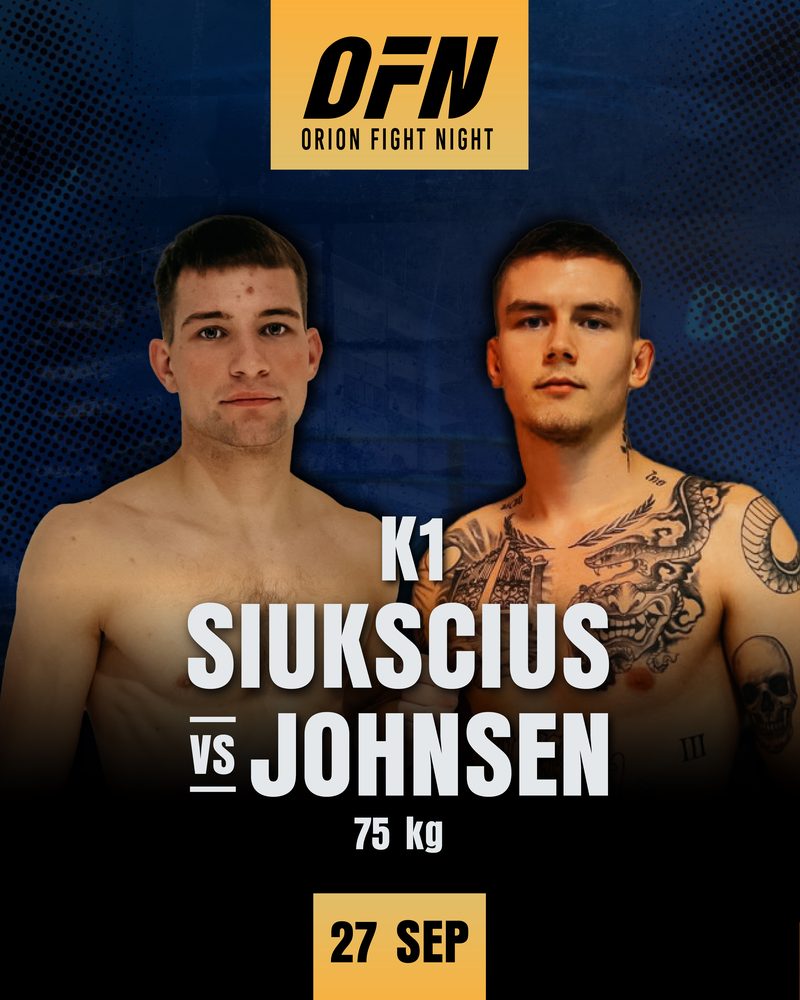 Siukscius mot Johnsen, K1 75 kg