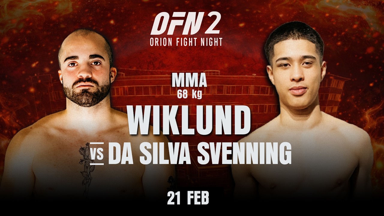 Wiklund mot Da Silva Svenning, MMA 68 kg